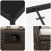 vidaXL Ensemble de salle &agrave; manger pour jardin 9 pcs Marron polyrotin