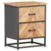 vidaXL Table de chevet 40x30x50 cm Bois d'acacia massif