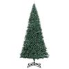 vidaXL Sapin de No&euml;l artificiel pr&eacute;-&eacute;clair&eacute; Vert 500 cm PVC