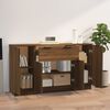 vidaXL Buffets 3 pcs Ch&ecirc;ne marron Bois d'ing&eacute;nierie