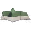 vidaXL Tente tipi avec toit avec stockage Vert 720 x 465 x 295 cm