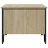 vidaXL Table basse ch&ecirc;ne sonoma 75x51x40 cm bois d'ing&eacute;nierie