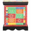 vidaXL Table de chevet multicolore 2 pcs 40x35x45 cm