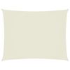 vidaXL Voile de parasol tissu oxford rectangulaire 5x7 m cr&egrave;me