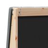 vidaXL T&ecirc;te de lit capitonn&eacute;e Gris fonc&eacute; 150 cm Pin massif
