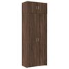 vidaXL Armoire de rangement ch&ecirc;ne brun 80x42,5x225cm bois d'ing&eacute;nierie