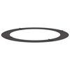 vidaXL adapt&eacute; pour anneaux d'arbre plats 5 pcs Noir &Oslash;90 / 120 cm Acier
