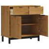 vidaXL Buffet FLAM 80x40x80 cm bois massif de pin