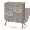 vidaXL Armoire de rangement avec 8 tiroirs gris