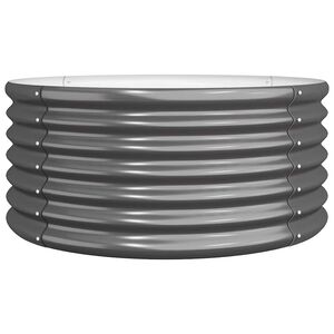 vidaXL Jardini&egrave;re Acier galvanis&eacute; 80x80x36 cm Anthracite