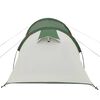 vidaXL Tente de camping tunnel 3 personnes vert imperm&eacute;able