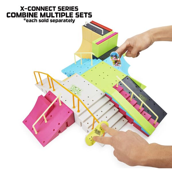 Tech Deck Ensemble de rampes de skateboard Neon Mega Park