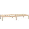 vidaXL Cadre de lit sans matelas bois massif