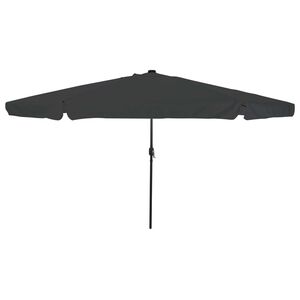 vidaXL Parasol de jardin Anthracite 395 x 395 x 245 cm Polyester