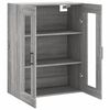 vidaXL Armoire murale sonoma gris 69,5x34x90 cm