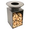 RedFire Chemin&eacute;e de jardin et barbecue ONYX classique 60 cm et housse