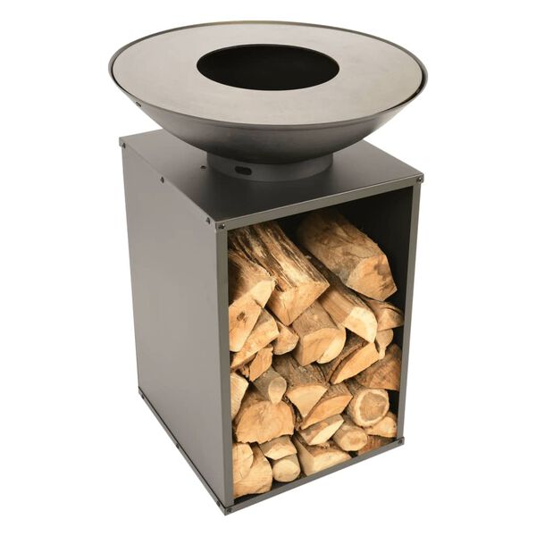 RedFire Chemin&eacute;e de jardin et barbecue ONYX classique 60 cm et housse