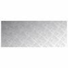 vidaXL Nez de marche Rectangulaire 4 pcs Argent&eacute; 100 x 40 cm Aluminium