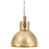 vidaXL Lampe suspendue industrielle 25 W Laiton Rond 40 cm E27