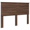 vidaXL Cadre de lit Ch&ecirc;ne brun 140 x 200 cm Bois de pin massif