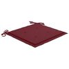 vidaXL Chaises pliables de jardin avec coussins lot de 4 Teck solide