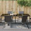 vidaXL Tapis d'ext&eacute;rieur ARAKIL Noir et gris 250 x 300 cm PP