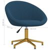 vidaXL Chaises &agrave; manger lot de 6 bleu velours