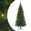 vidaXL Sapin de No&euml;l artificiel Vert 180 cm PE et PVC