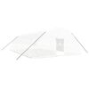 vidaXL Serre avec cadre en acier blanc 60 m&sup2; 10x6x2,85 m