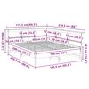 vidaXL Lit biblioth&egrave;que sans matelas blanc 160x200 cm bois pin massif