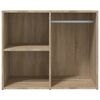 vidaXL Armoire de dressing Ch&ecirc;ne Sonoma 80x40x65 cm Bois d'ing&eacute;nierie