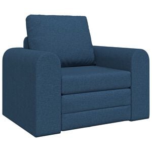 vidaXL Canap&eacute;-Lit Bleu 98 x 71 x 83 cm tissu