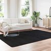 vidaXL Tapis shaggy &agrave; poils longs NAVARRA Noir 200x290 cm polyester
