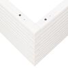 vidaXL Jardini&egrave;re blanc 100x100x46 cm bois de pin massif