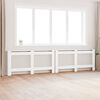 vidaXL Cache-radiateurs 2 pcs Blanc 172x19x81,5 cm MDF