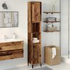vidaXL Armoire de salle de bain vieux bois 30x30x190cm bois ingénierie
