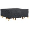 vidaXL Housse pour meubles Uni Noir 210 x 200 x 70 cm 600D