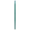 vidaXL Poteaux de cl&ocirc;ture 10 pcs vert 130 cm acier galvanis&eacute;