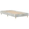 vidaXL Cadre de lit Gris b&eacute;ton 203 x 93 x 25 cm Bois d'ing&eacute;nierie