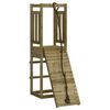 vidaXL Maisonnette de jeu avec mur d'escalade bois de pin impr&eacute;gn&eacute;