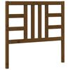 vidaXL T&ecirc;te de lit Marron miel 106x4x100 cm Bois massif de pin