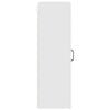 vidaXL Armoire de cuisine avec &eacute;tag&egrave;re Blanc brillant 40 x 31 x 100 cm