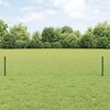 vidaXL Cl&ocirc;ture avec poteau Vert 0,4 x 25 m Acier