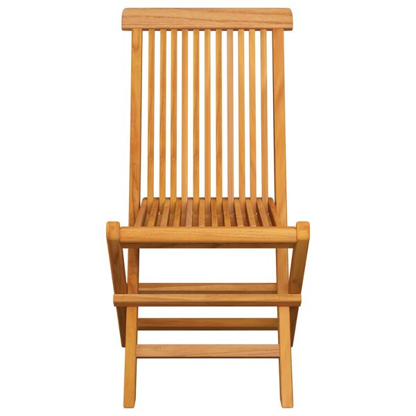 vidaXL Chaises de jardin avec coussins bleu clair lot de 8 Teck massif