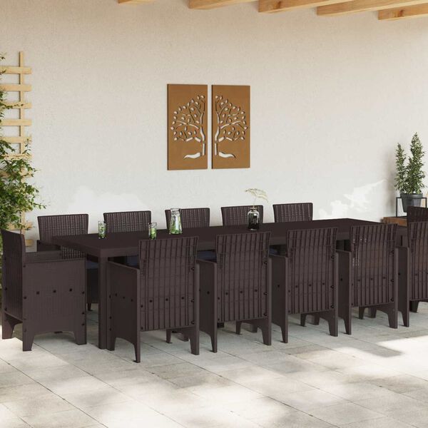 vidaXL Ensemble de salle &agrave; manger pour jardin 13 pcs