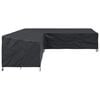 vidaXL Housse pour meubles Noir 300 x 300 x 80 cm Tissu Oxford 420D