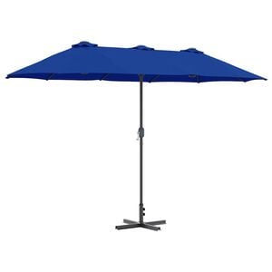 vidaXL Parasol de jardin 370 x 197 x 239 cm Polyester et Aluminium