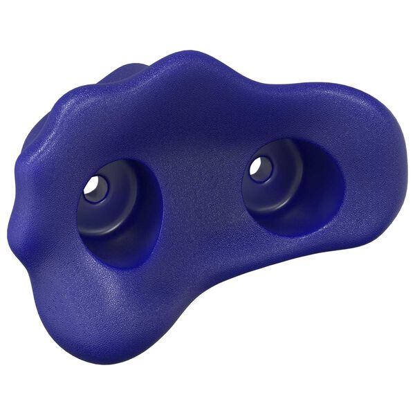 vidaXL Pr&eacute;hension d'escalade 2 pcs Bleu 100 x 67 x 43 mm PP