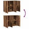 vidaXL Buffet Bois ancien 90 x 34 x 80 cm Bois d'ing&eacute;nierie