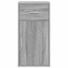 vidaXL Buffet avec tiroir Gris Sonoma 38 x 34 x 75 cm